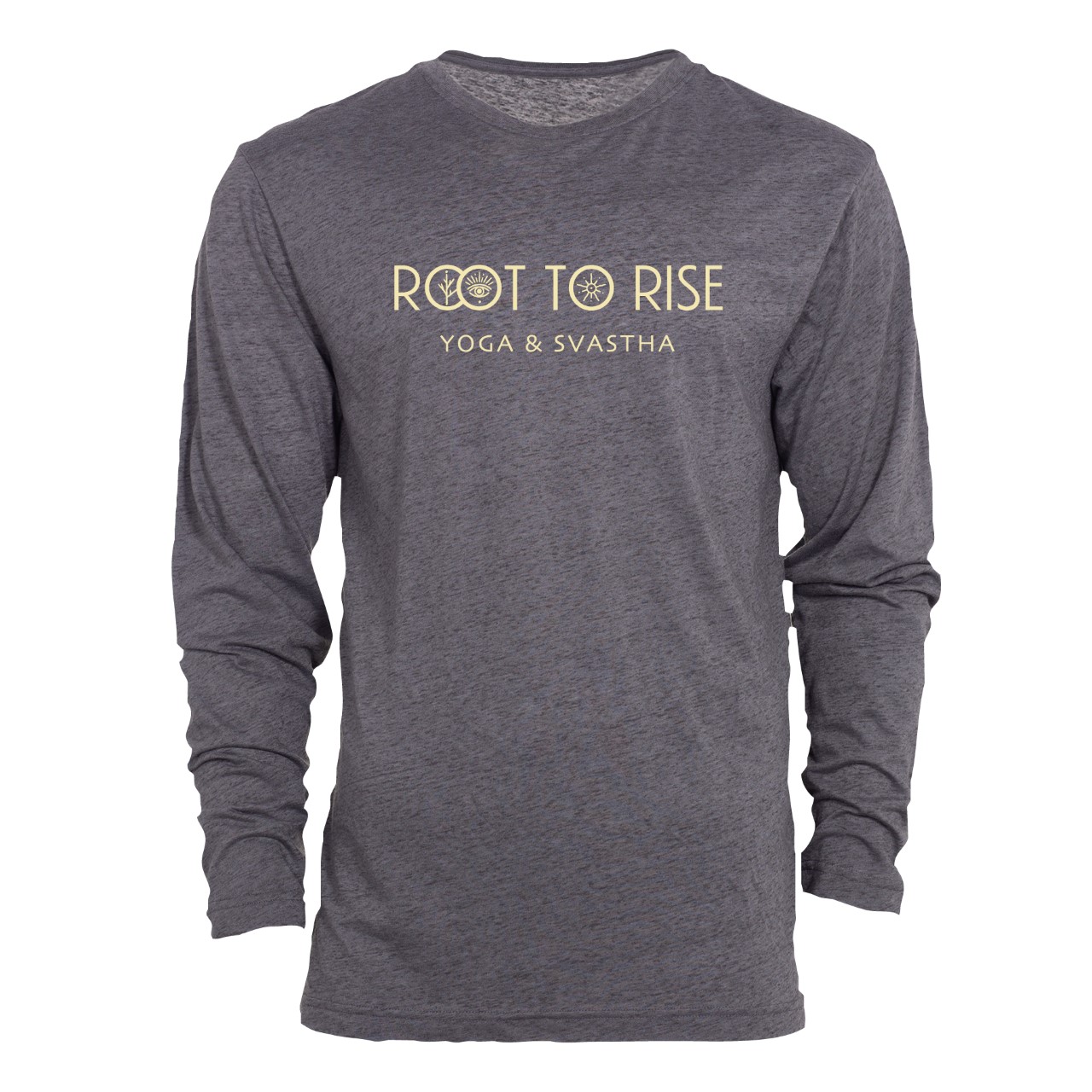Root to Rise Shirt Long Sleeve Gray
