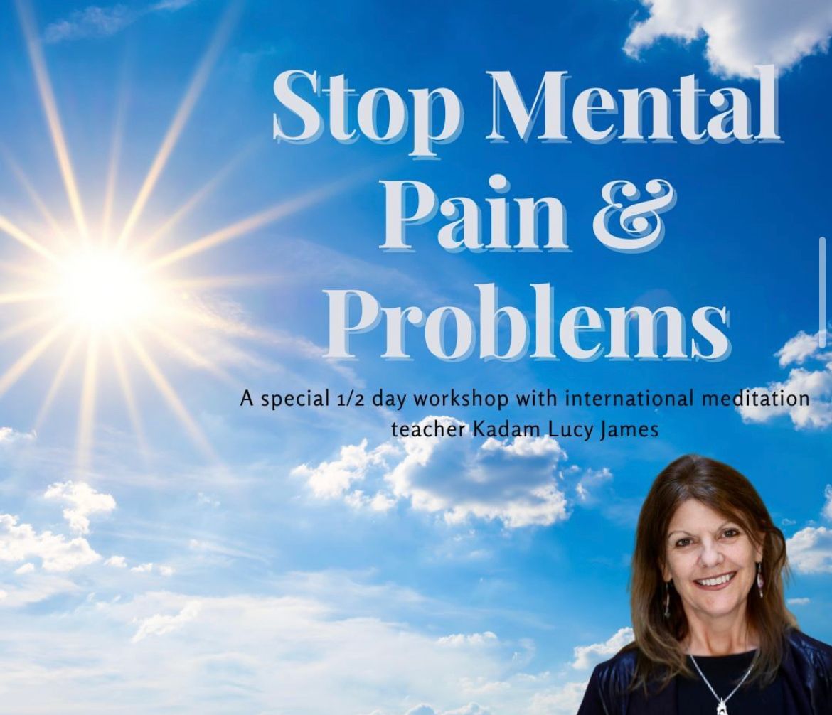 Stop Mental Pain & Problems: A special 1/2 day meditation